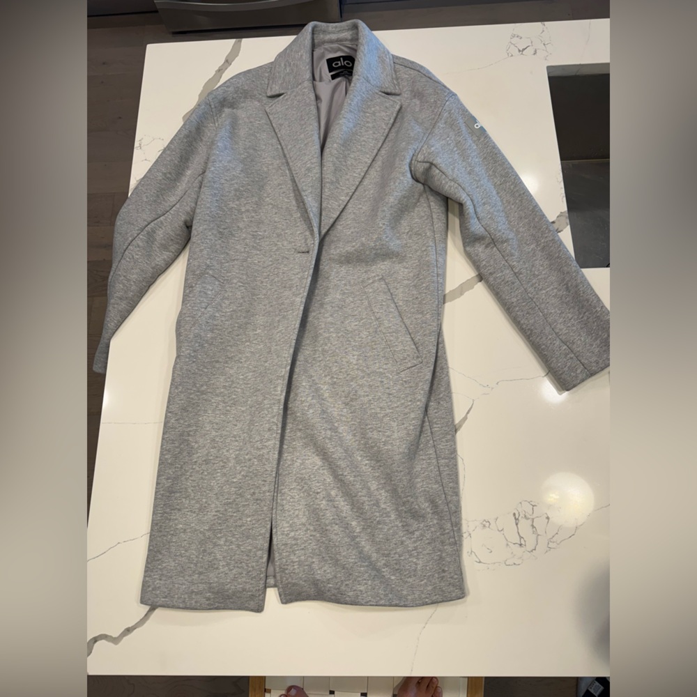 ALO Yoga Gray Trench Coat